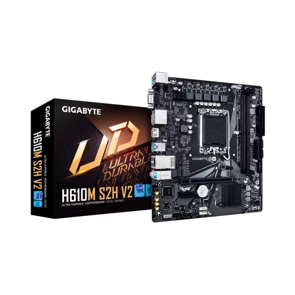 GIGABYTE Alaplap S1700 H610M S2H V2 INTEL H610, mATX